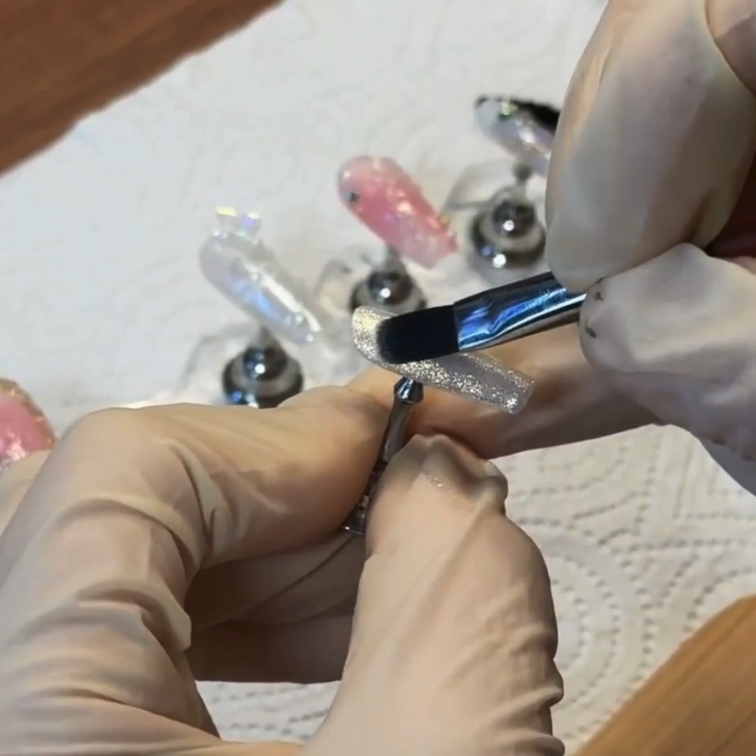 Nail art creation video
